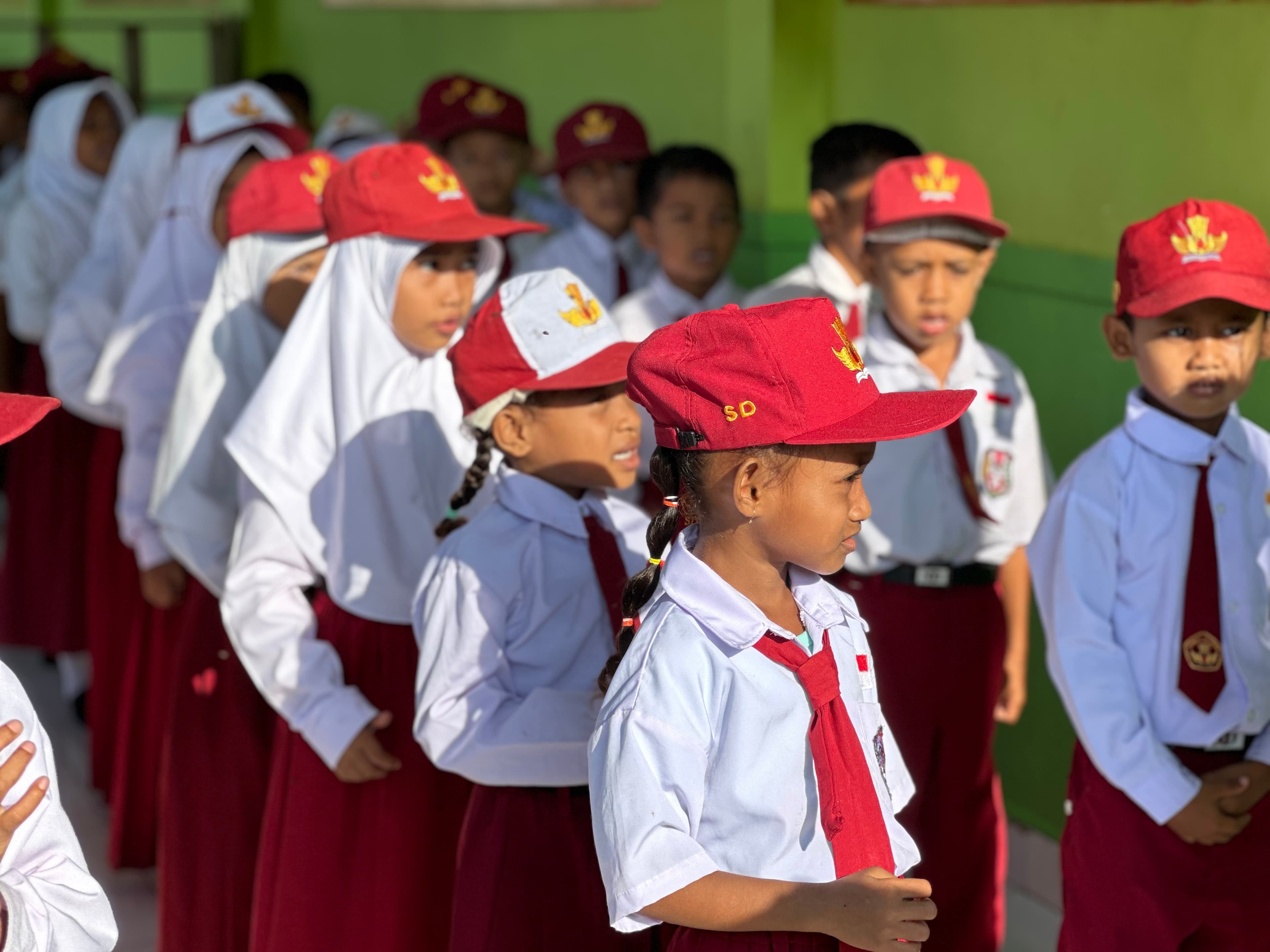 Children participating in a community education programme