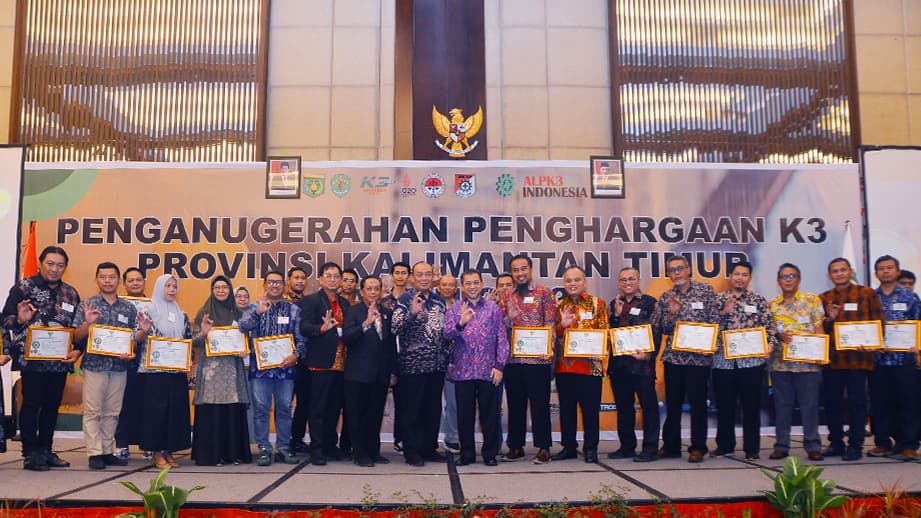 All Palm Oil Mills of Teladan Prima Agro's Subsidiaries Receive Zero Accident Award 2023 from the East Kalimantan Provincial Government